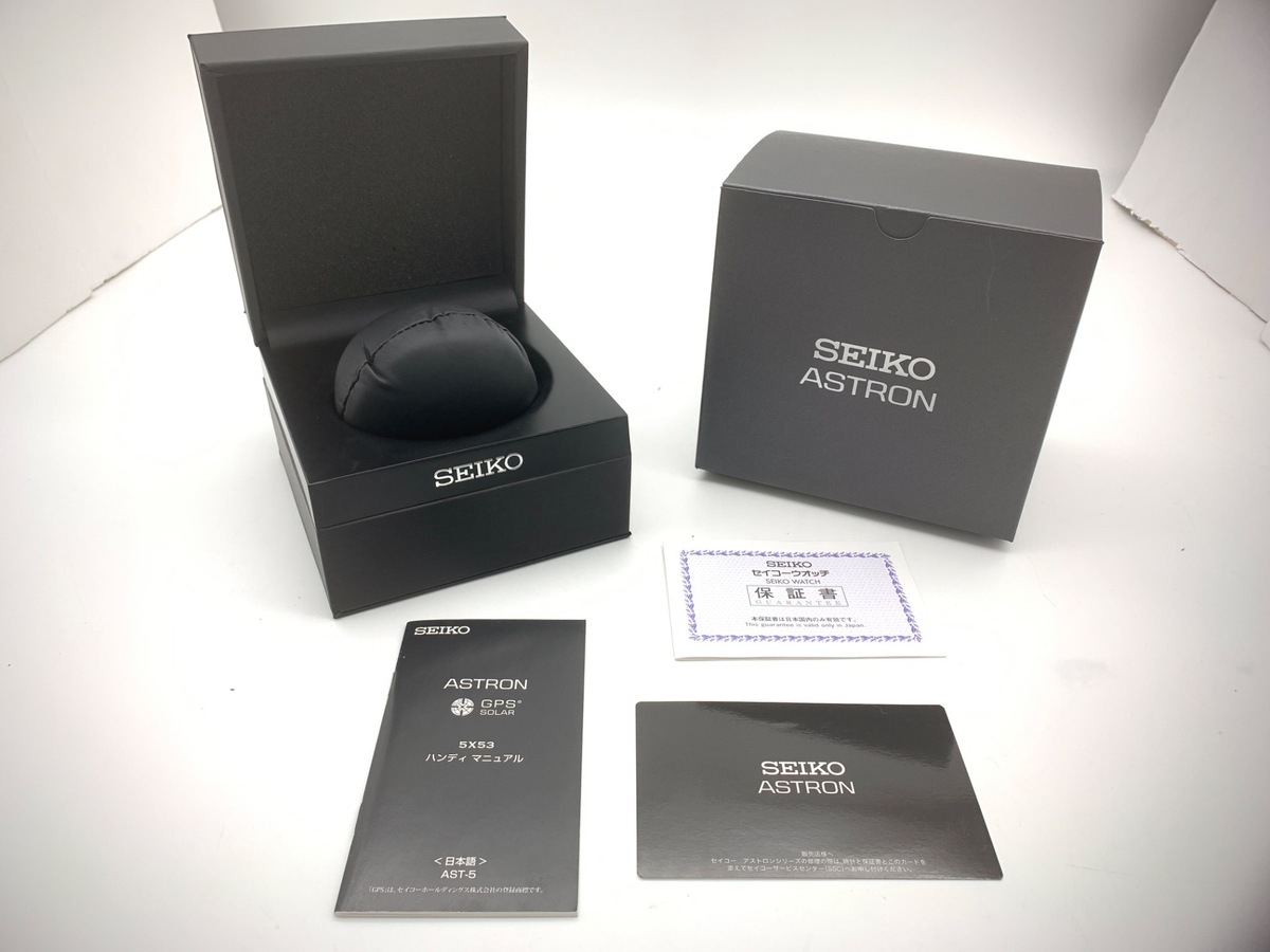 セイコー アストロン ブラック SBXC021/5X53-0AJ0 ステンレススティール