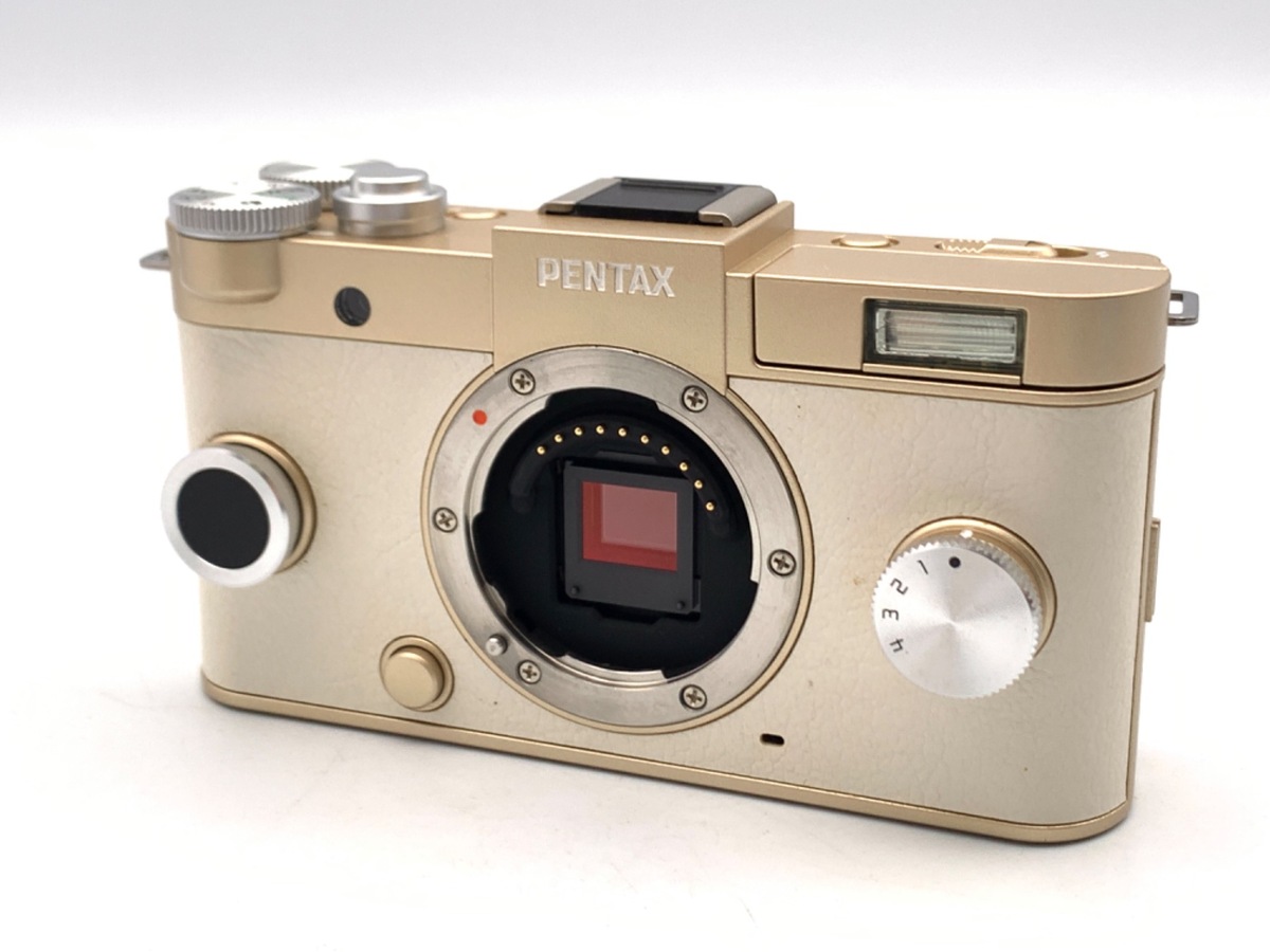 中古】ペンタックス Q-S1 ボディキット シャンパンゴールド×クリーム