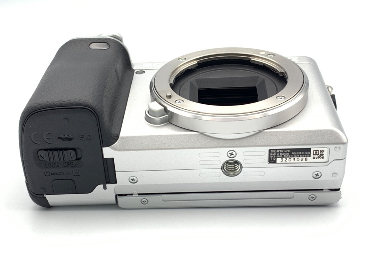 α6400 ボディ シルバー ILCE-6400【2420万画素】