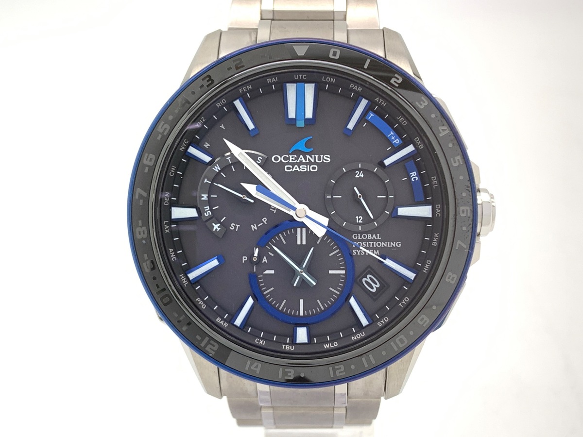 カシオ オシアナス ブラック OCW-G1200-1AJF チタン