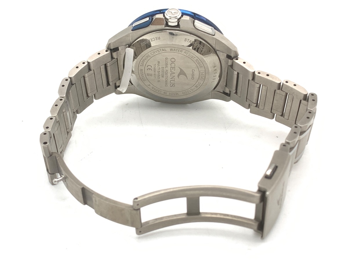 カシオ オシアナス ブラック OCW-G1200-1AJF チタン
