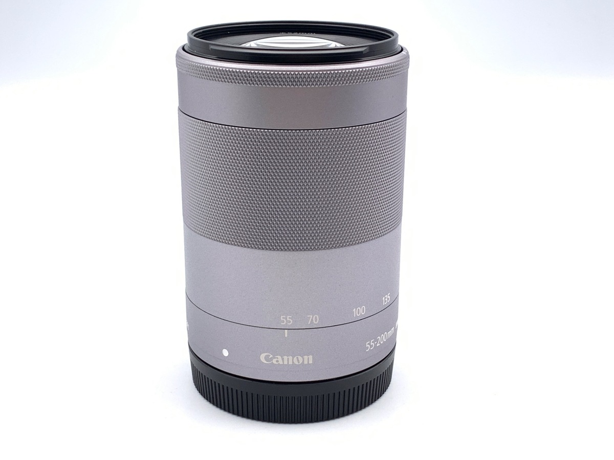 中古：AB(良品)】キヤノン EF-M55-200mm F4.5-6.3 IS STM シルバー