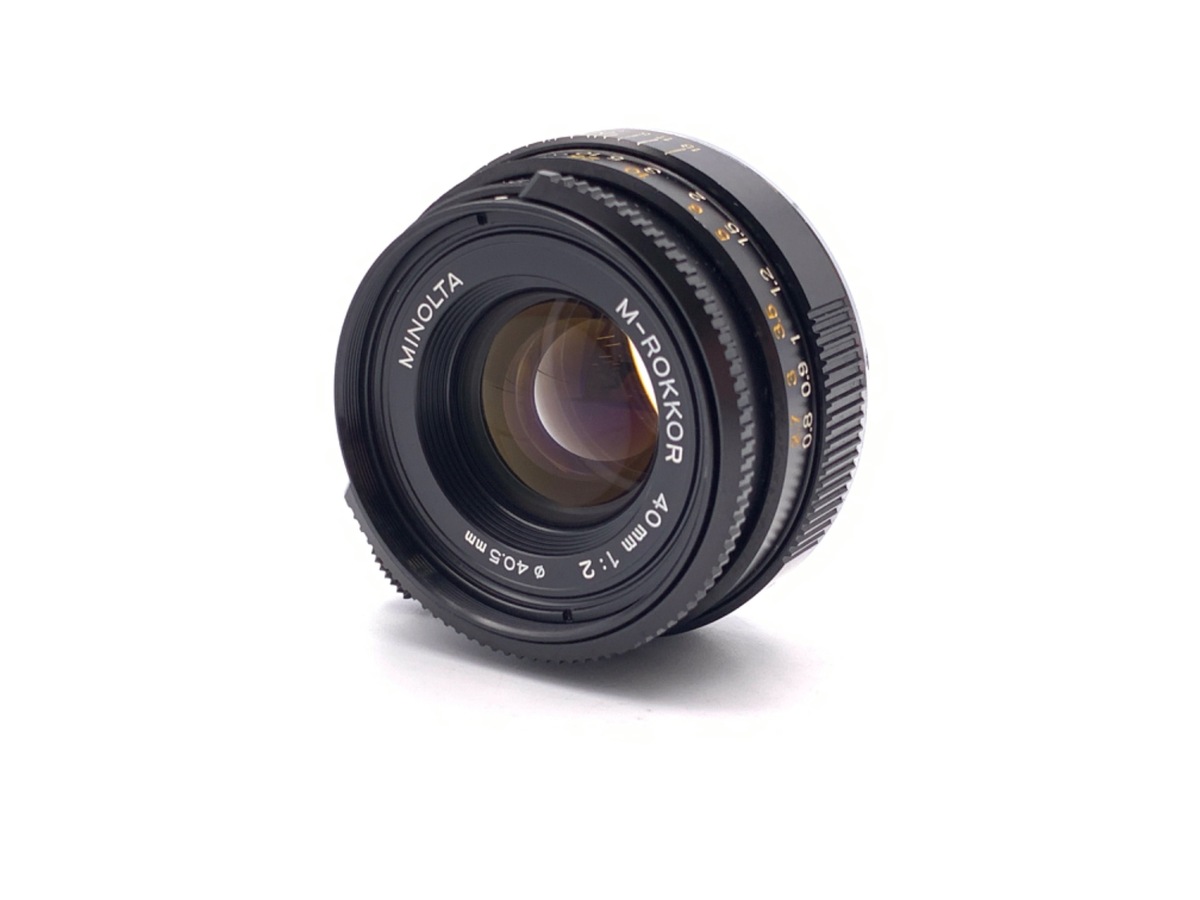 中古：AB(良品)】ミノルタ Mロッコール 40mm F2 | 2444520060959