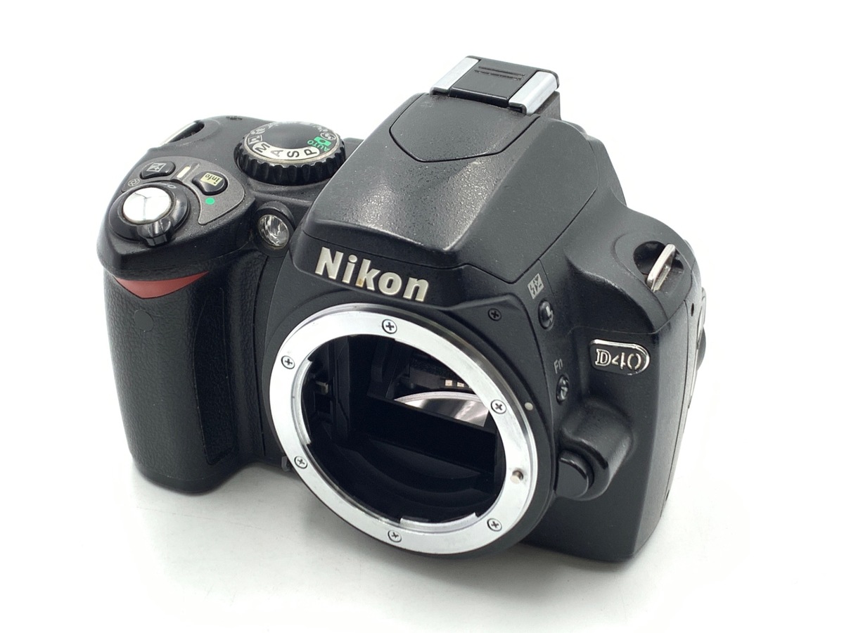 【中古・美品】Nikon d40 ボディ 中古：B(並品)】ニコン D40 ブラックボディ | 2444520065244