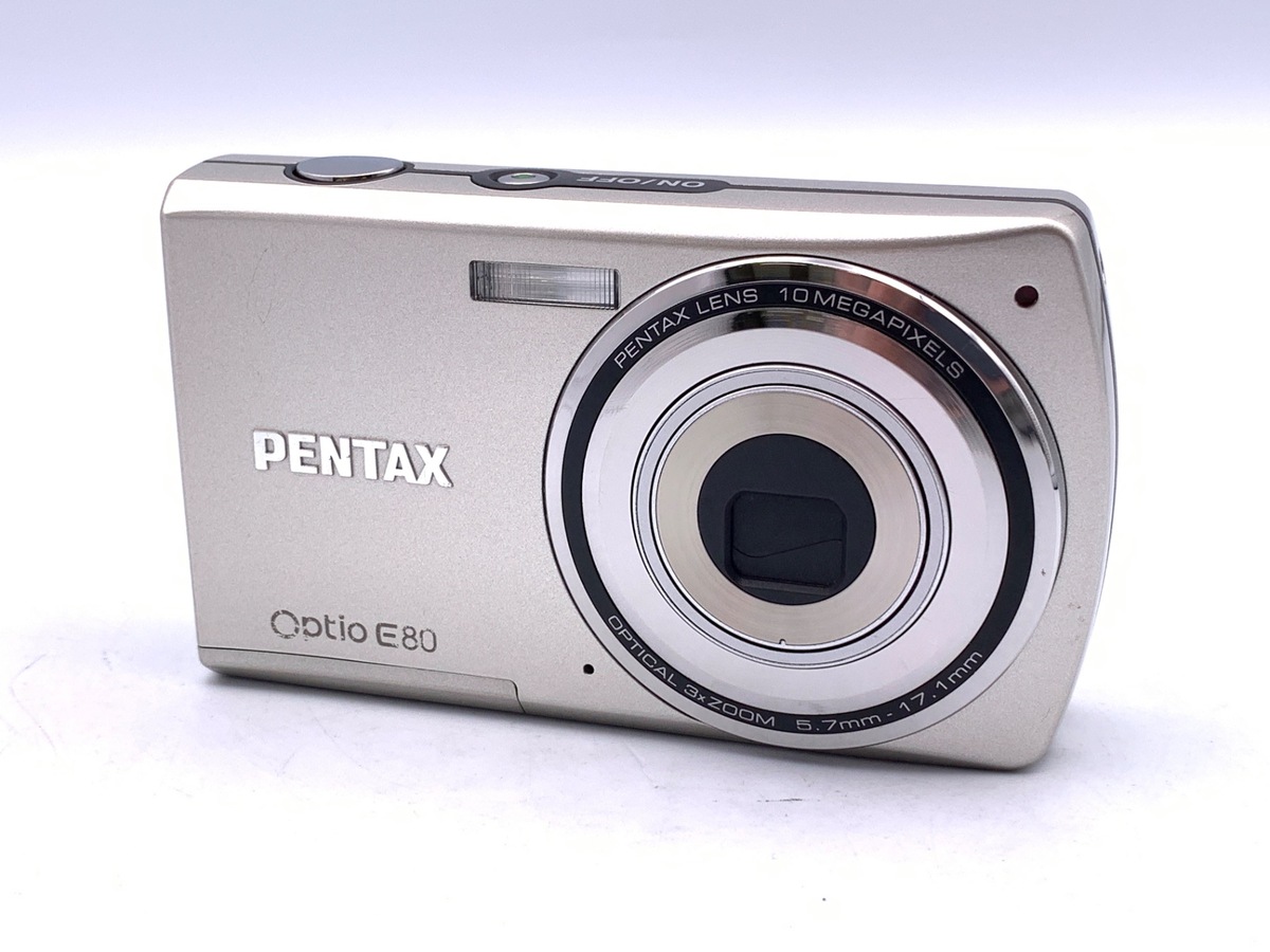中古：AB(良品)】ペンタックス OptioE80 シルバー | 2444520093551
