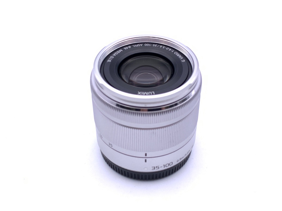 新古品 LUMIX パナソニック HFS35100[シルバー] LUMIX G VARIO 35-100mm/F4.0-5.6 ASPH./MEGA O.I.S H-FS35100-S