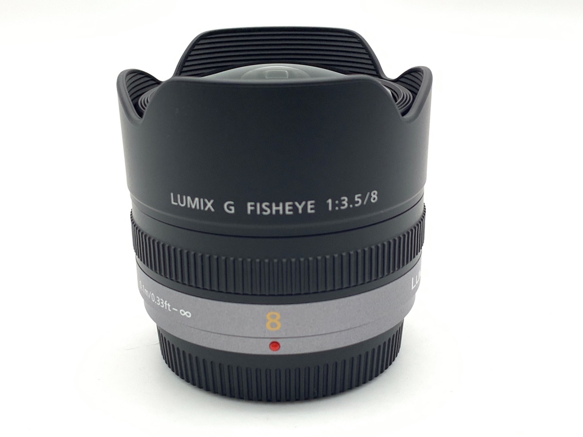 panasonic　fisheye 8mm f3.5実用中古 LUMIX G FISHEYE 8mm/F3.5 H-F008 中古価格比較 - 価格.com