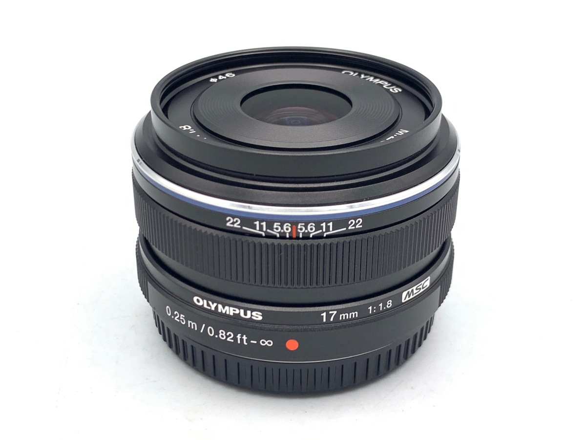 中古】オリンパス M.ZUIKO DIGITAL 17mm F1.8 ブラック 在庫一覧