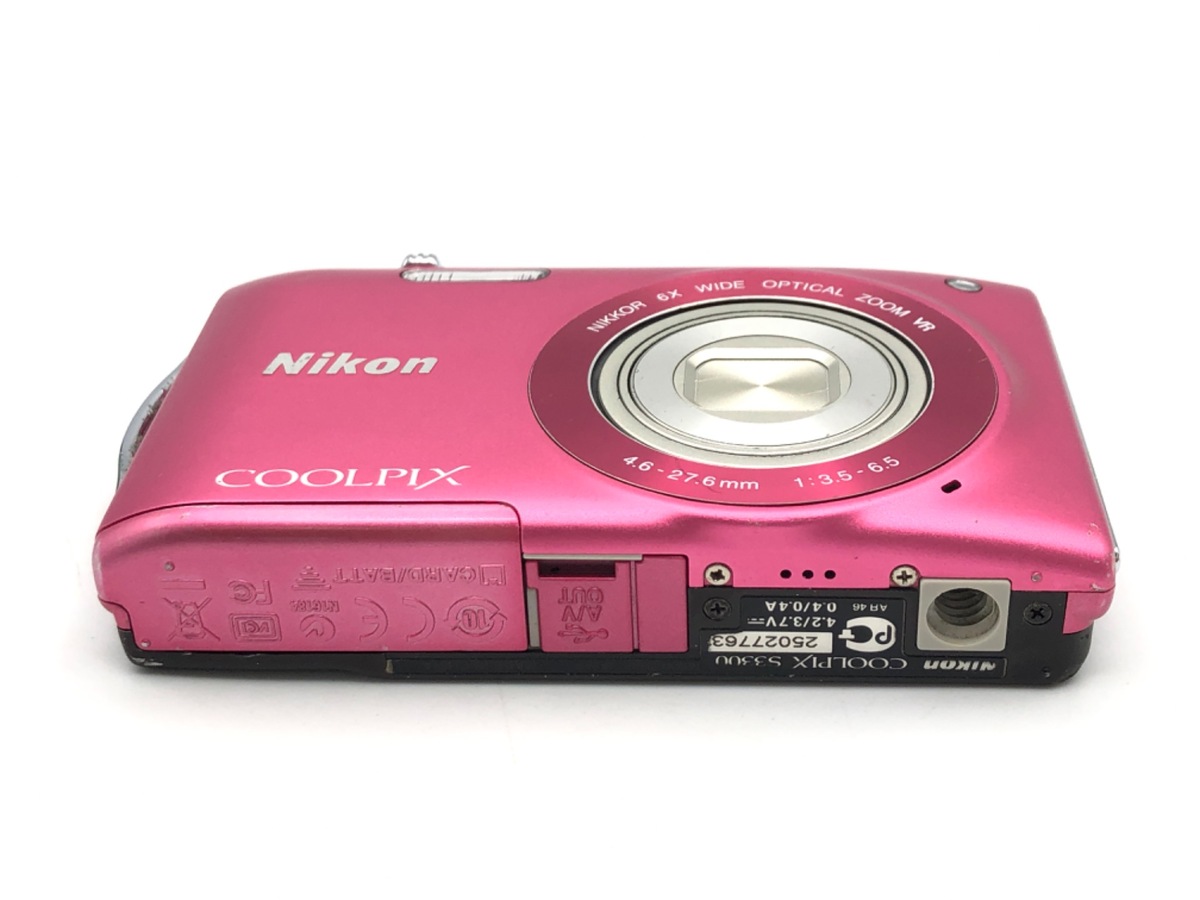 中古】ニコン COOLPIX S3300 ストロベリーピンク｜｜カメラのキタムラ 