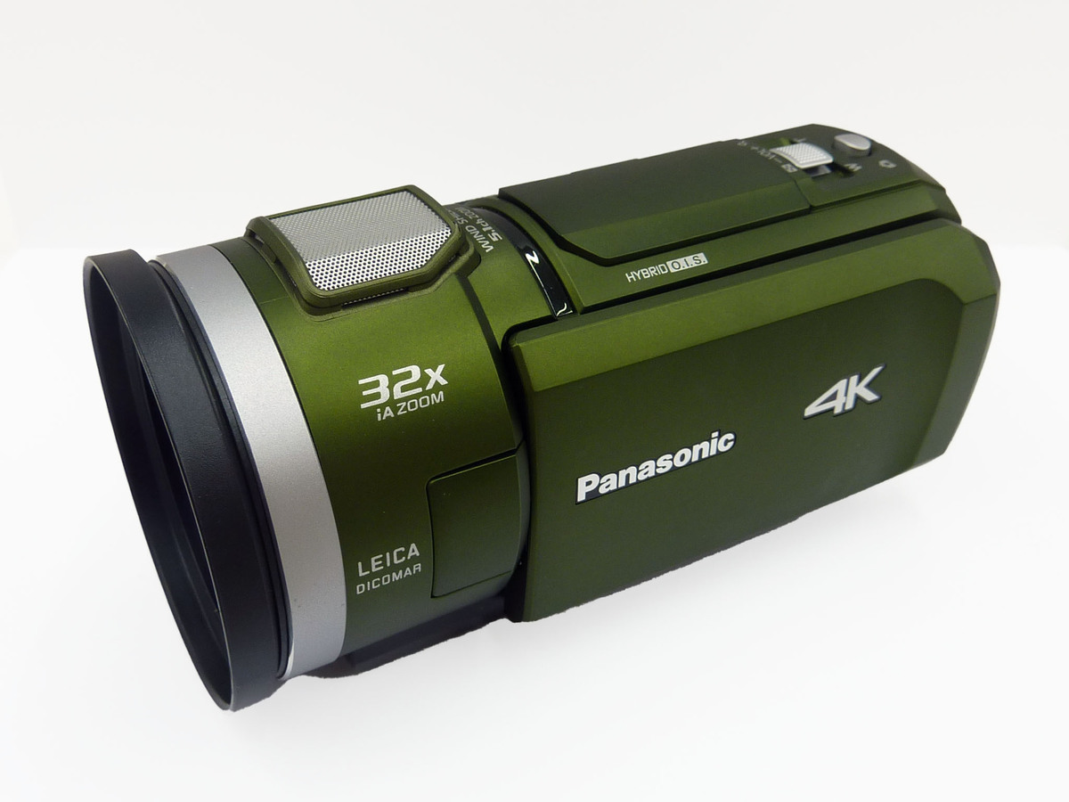 美品♪ Panasonic HC-VX2M-G グリーン Panasonic HC-VX2M-G グリーン デジタル4Kビデオカメラ