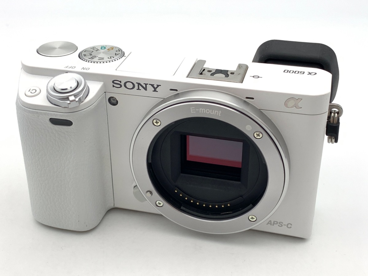 中古：B(並品)】ソニー α6000 ボディ ホワイト [ILCE-6000