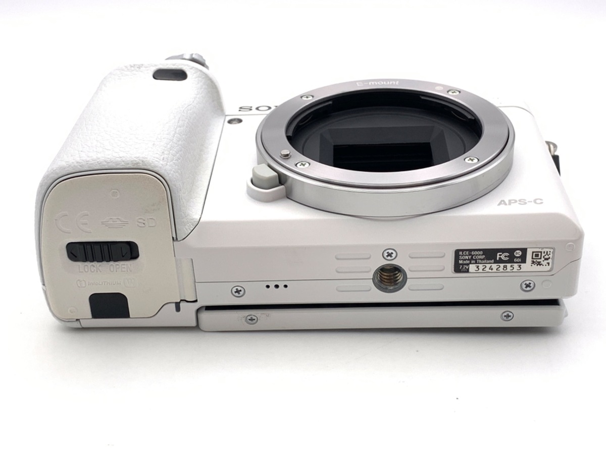 中古：B(並品)】ソニー α6000 ボディ ホワイト [ILCE-6000