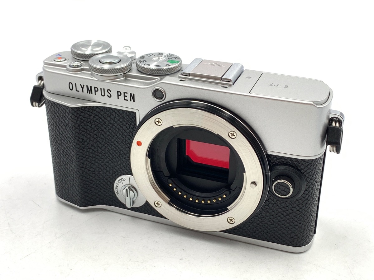 PEN E-P7 ボディ（シルバー）　新品未使用 OLYMPUS／OM SYSTEM PEN E-P7 ボディー シルバー ABランク 中古