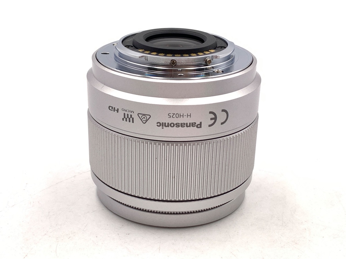 中古】パナソニック LUMIX G 25mm F1.7 ASPH. [H-H025S] シルバー