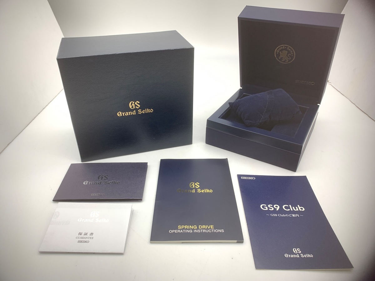 グランドセイコー スプリングドライブ ホワイト SBGA129/9R65-0BX0 ステンレススティール