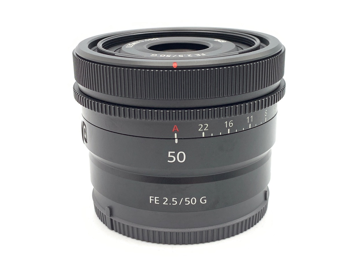 sony ソニー　単焦点レンズ　FE 50mm F2.5 G　中古美品 中古】ソニー FE 50mm F2.5 G [SEL50F25G] 在庫一覧｜カメラのキタムラ
