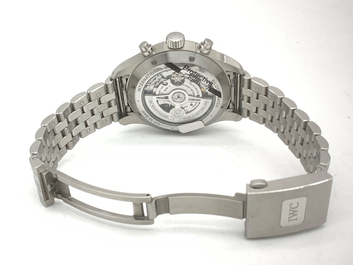 IWC パイロットウォッチ クロノグラフ グリーン IW378006 ステンレススティール