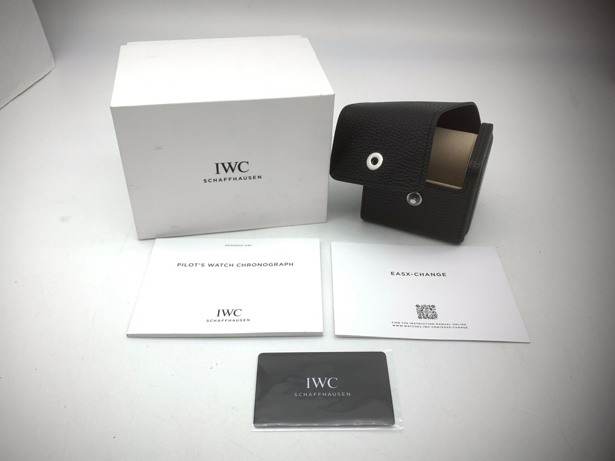 IWC パイロットウォッチ クロノグラフ グリーン IW378006 ステンレススティール