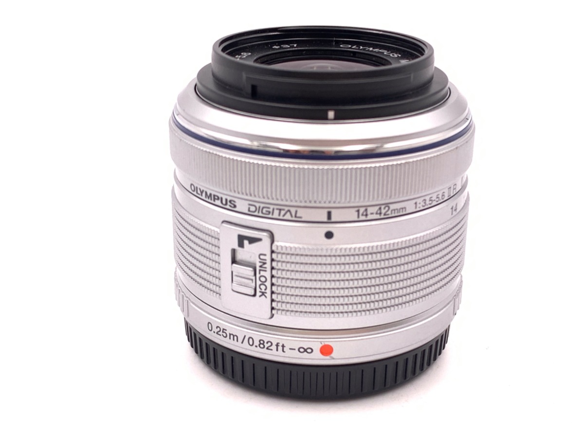 中古】オリンパス M.ZUIKO DIGITAL 14-42mm F3.5-5.6 II R シルバー