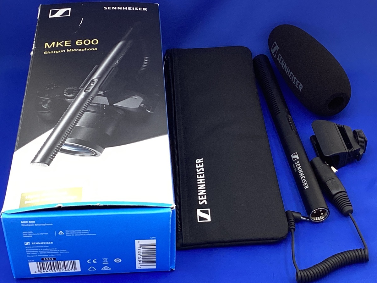 中古：AB(良品)】SENNHEISER MKE 600 ワイヤードマイクロホン