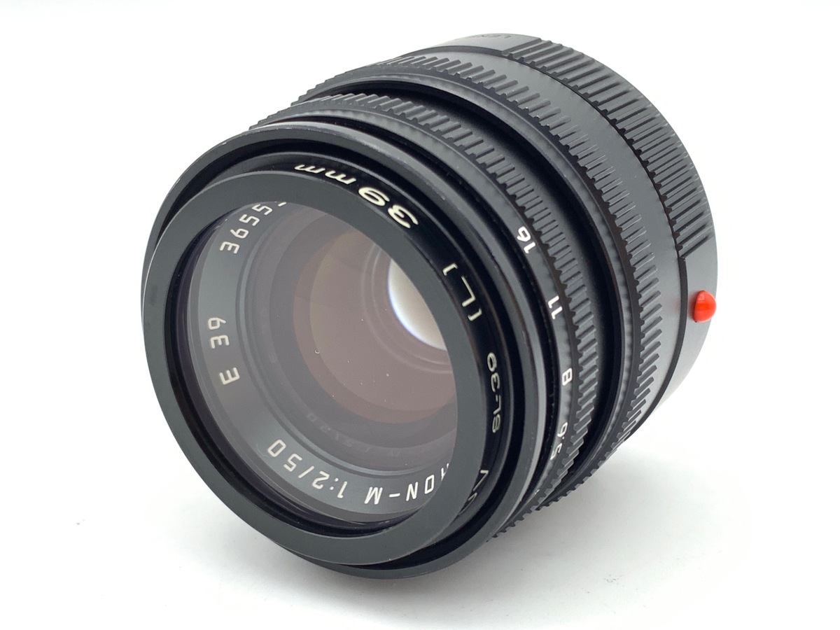 【中古】ライカ ズミクロンM 50mm F2 フード内蔵 ブラック