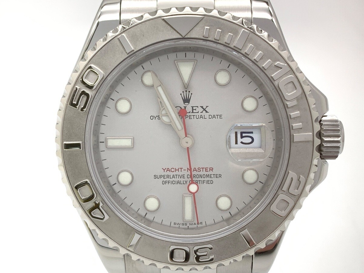 ロレックス(ROLEX) ヨットマスター ロレジウム シルバー 16622 ステンレススティール/プラチナ