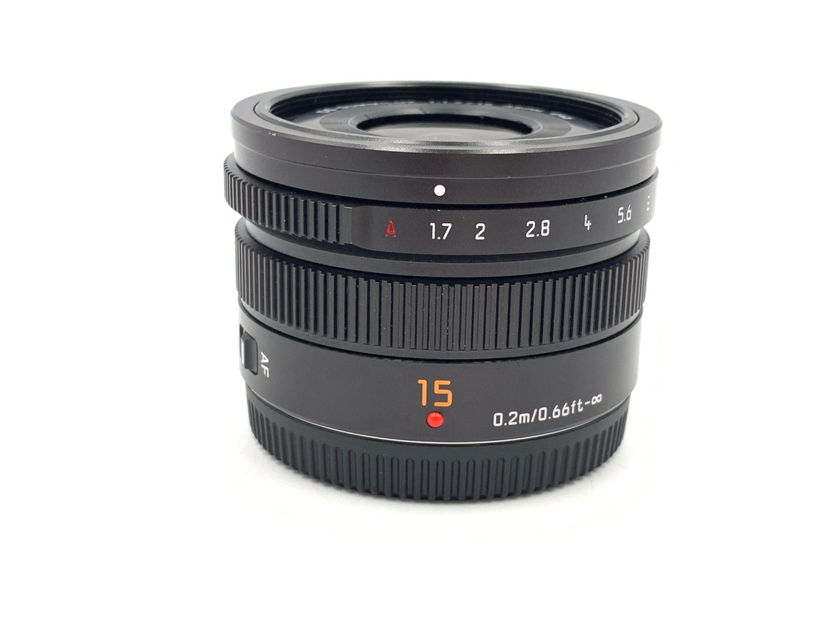 LEICA DG SUMMILUX 15mm/F1.7 ASPH. H-X015-K [ブラック] 中古