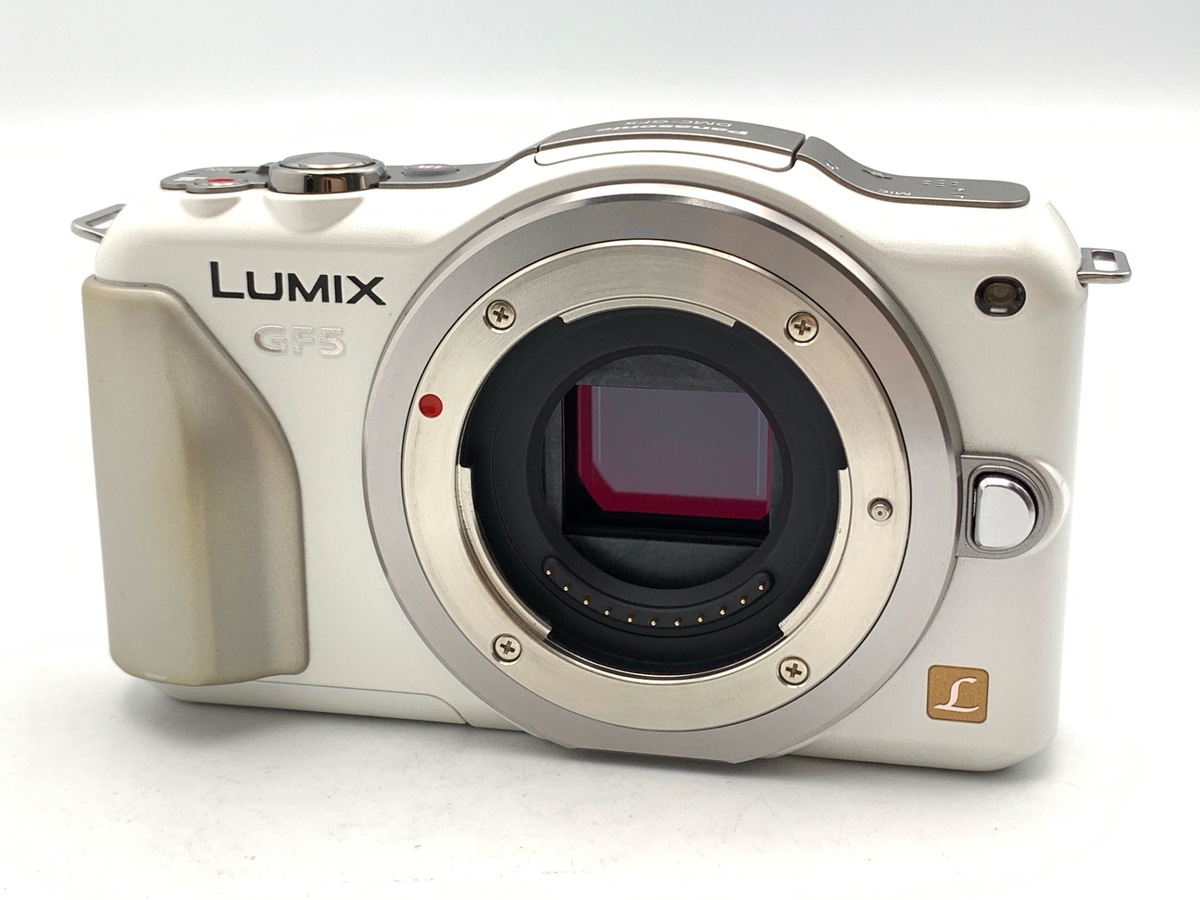 中古：AB(良品)】パナソニック LUMIX DMC-GF5-W ボディ シェルホワイト