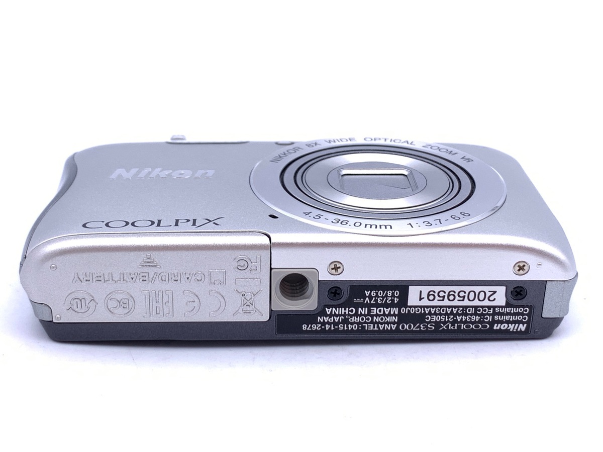 中古】ニコン COOLPIX S3700SL シルバー｜｜カメラのキタムラネット 