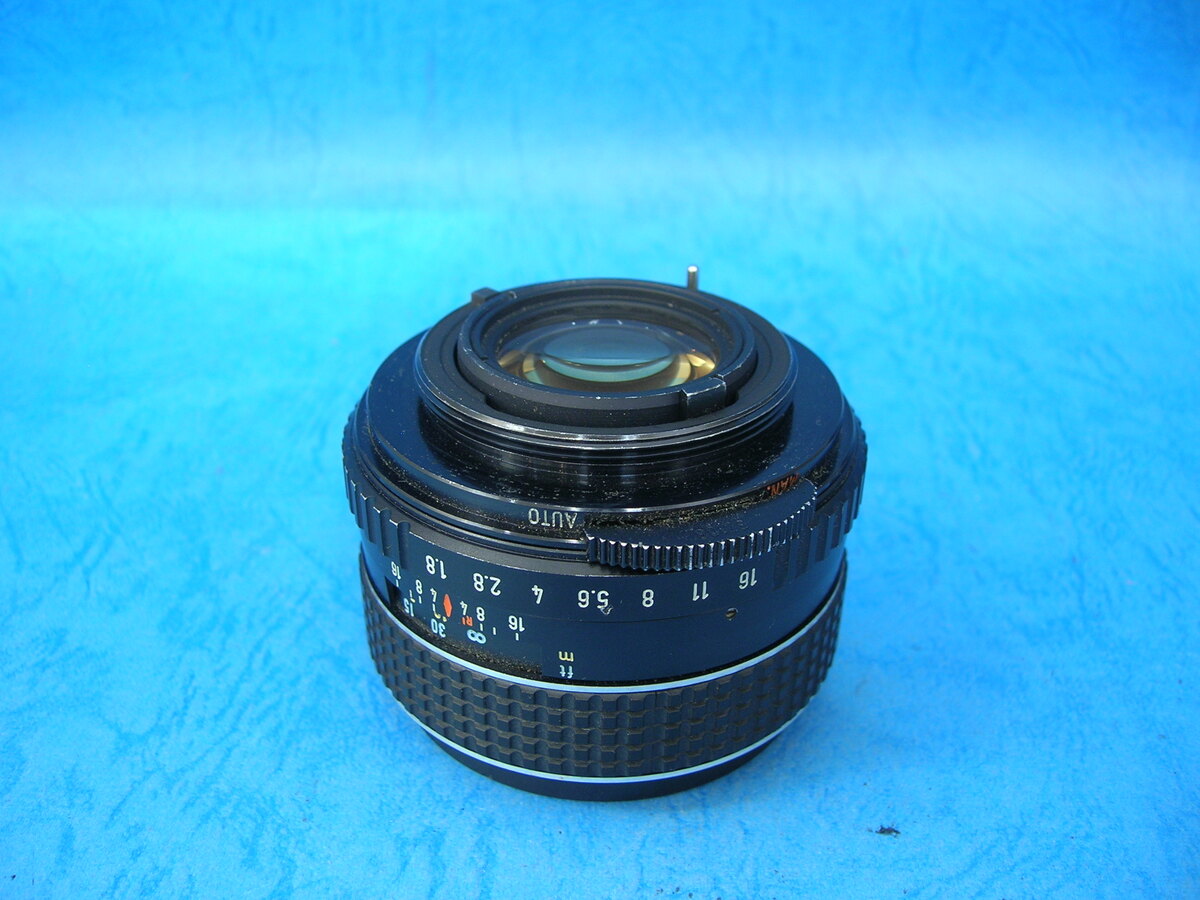 ペンタックスES+SMC-TAKUMAR 1:1.8・55mmきれいな整備品中古 中古】ペンタックス マニュアルレンズ Super-Takumar 55mm F1.8【C】