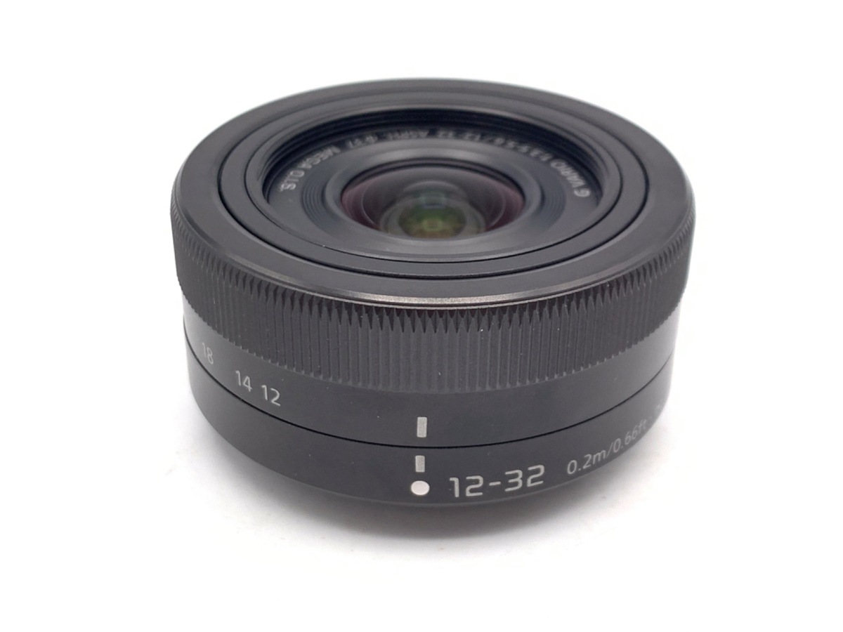 中古】LUMIX G VARIO 12-32/3.5-5.6 ASPH./MEGA O.I.S. ﾌﾞﾗｯｸ (H