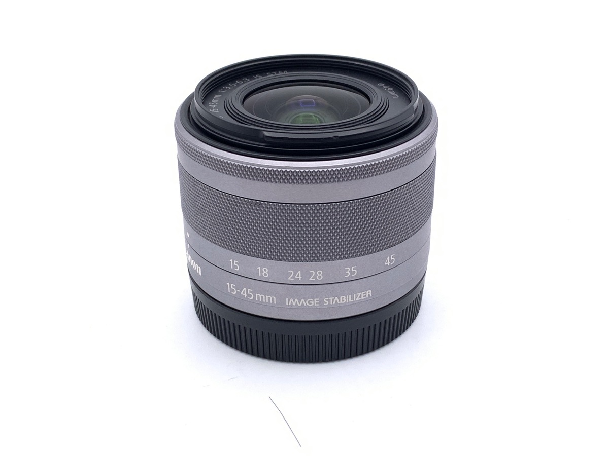 中古】キヤノン EF-M15-45mm F3.5-6.3 IS STM シルバー｜｜カメラの