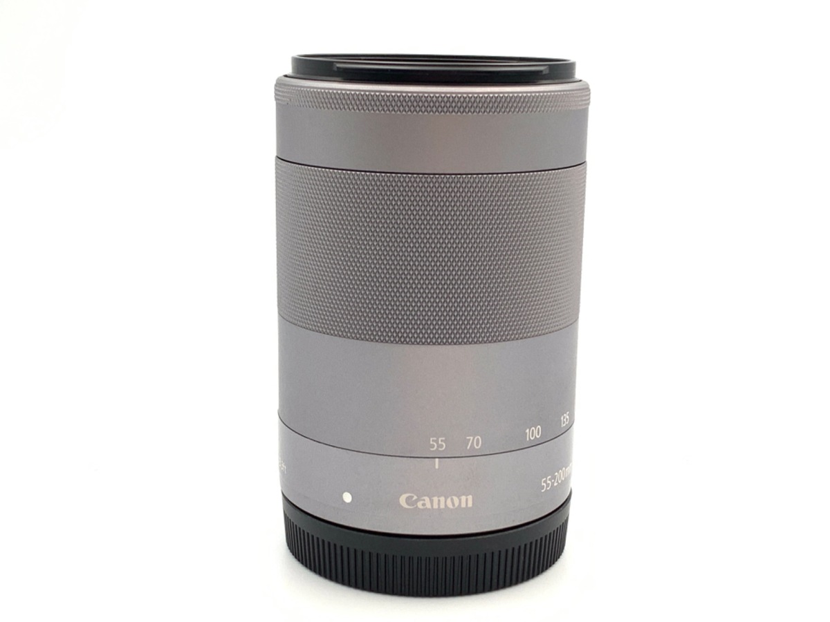 中古】キヤノン EF-M55-200mm F4.5-6.3 IS STM シルバー｜｜カメラの