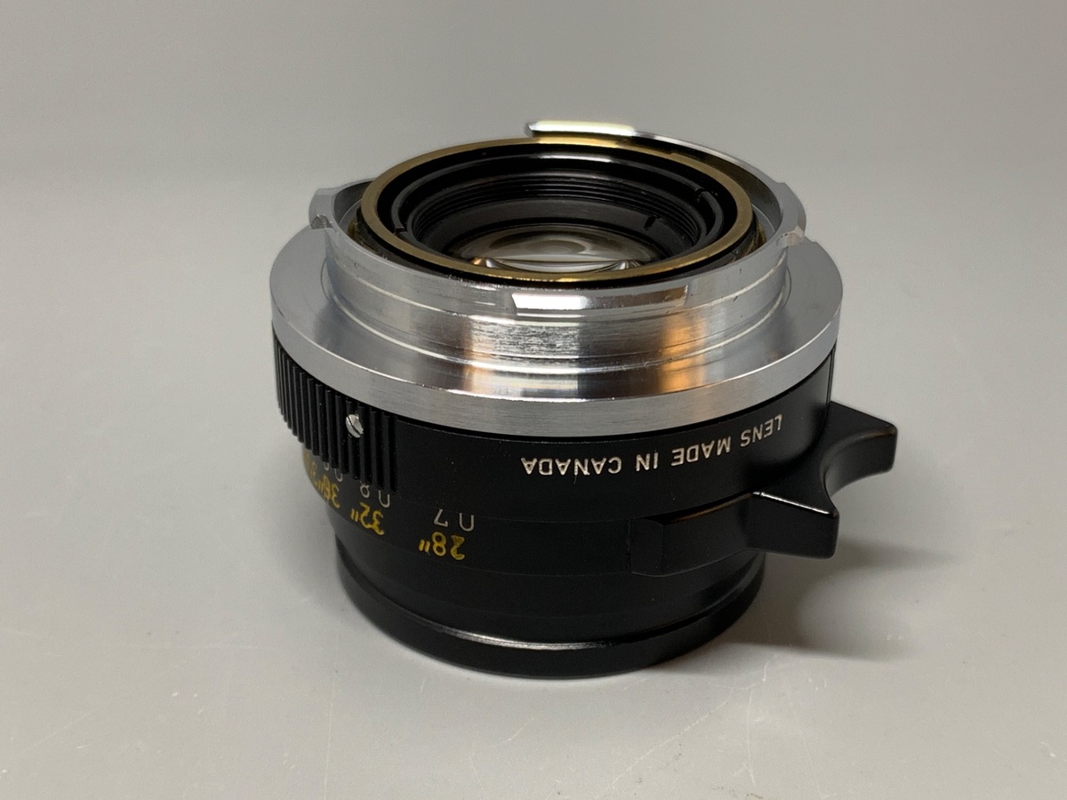 【中古】ライカ ズミクロンM 35mm F2 ブラック 6枚玉