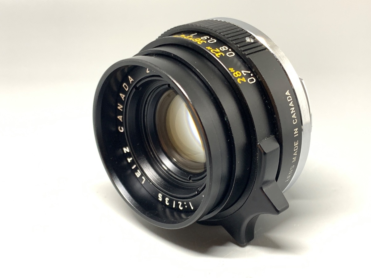 【中古】ライカ ズミクロンM 35mm F2 ブラック 6枚玉
