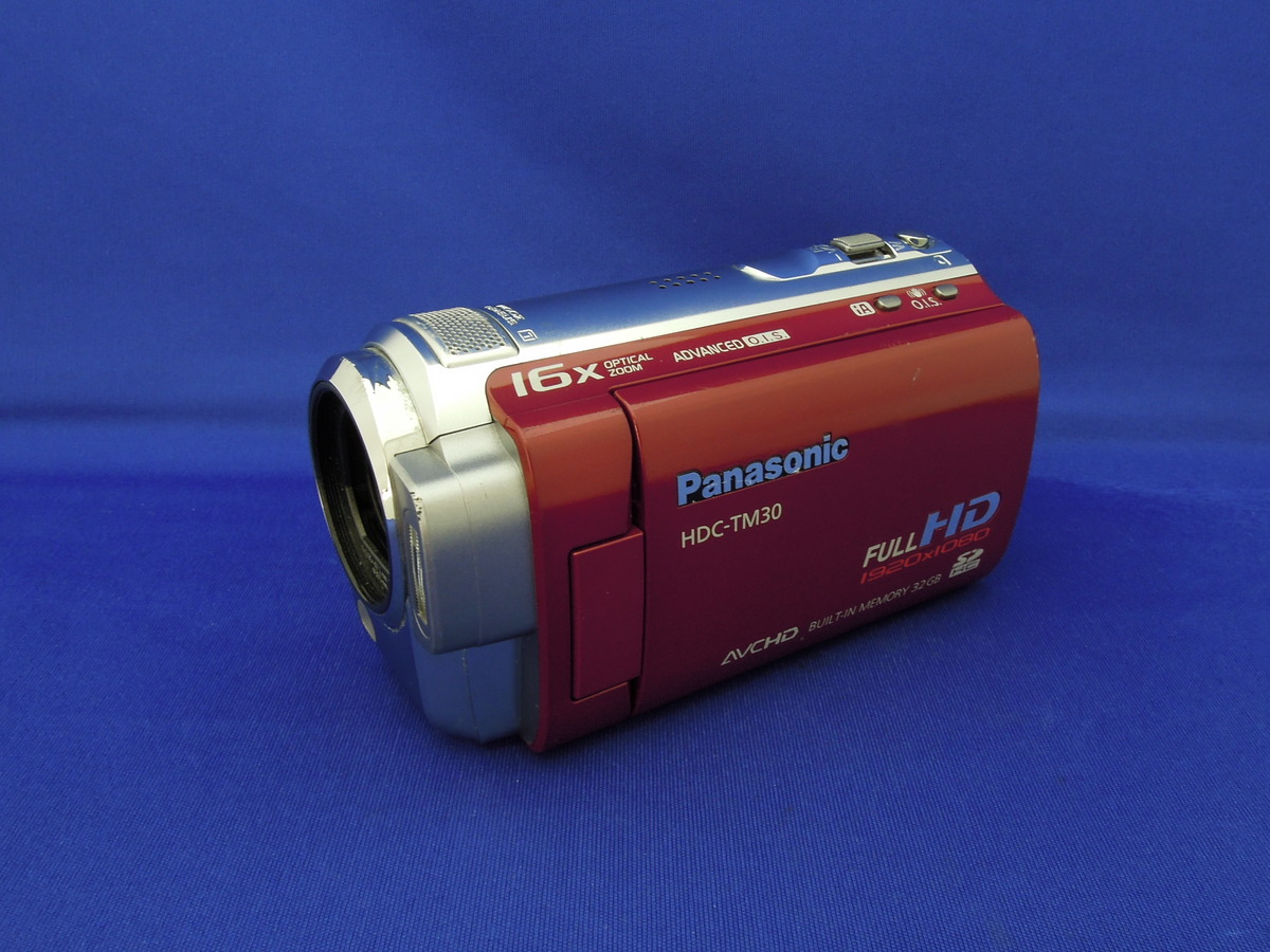 Panasonic HDC-TM30 32GB レッド Amazon.co.jp: パナソニック デジタルハイビジョンビデオカメラ