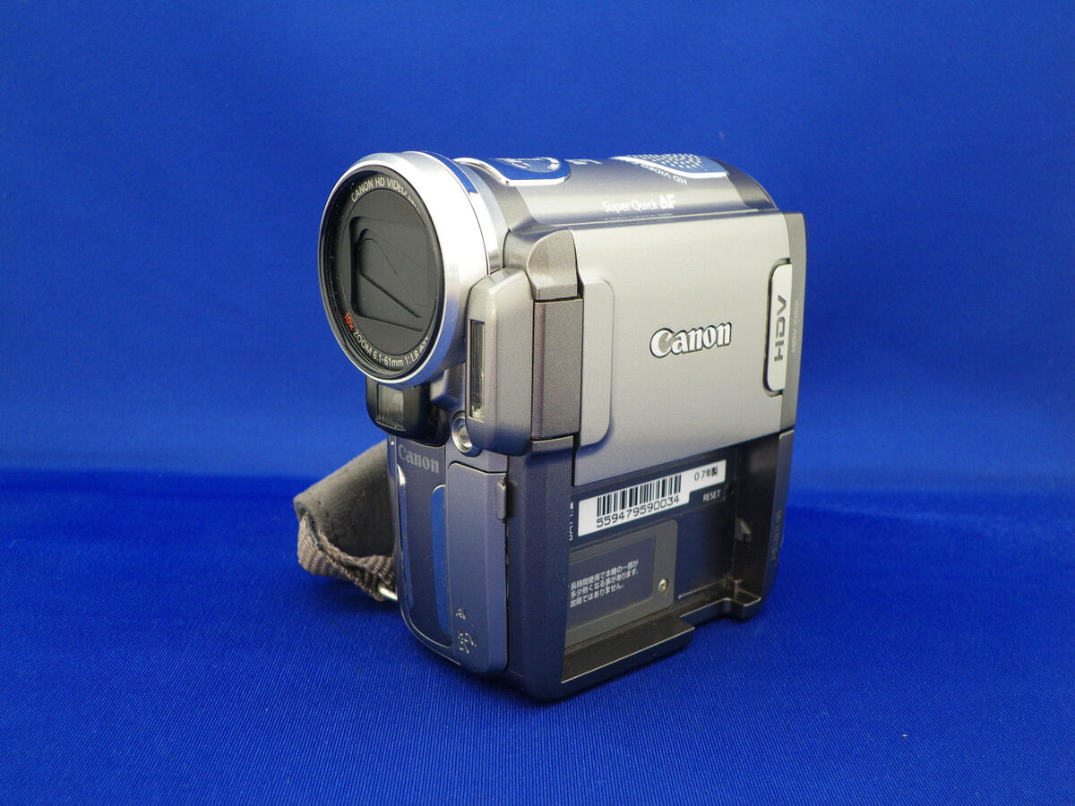 中古：C(やや難あり)】キヤノン（CANON）iVIS HV10 （シルバー