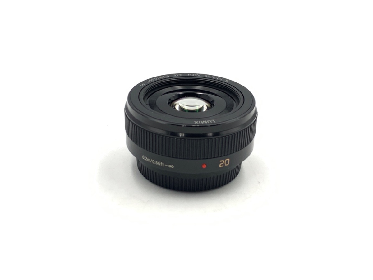 中古】パナソニック LUMIX G 20mm F1.7 II ASPH. [H-H020A] ブラック