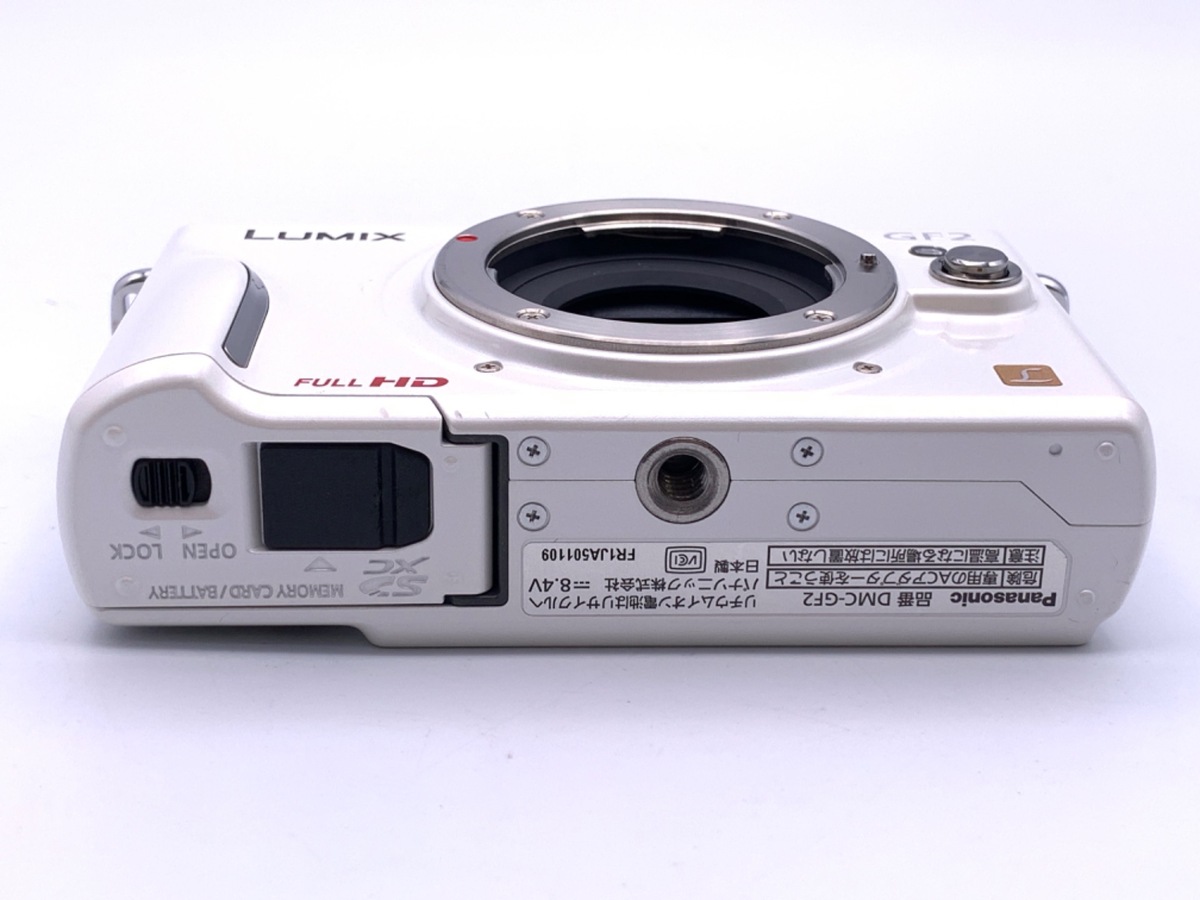 パナソニック DMC-GF2 ミラーレスデジタルカメラボディ ホワイト LUMIX 【中古】Panasonic パナソニック DMC-GF2 ホワイト + G
