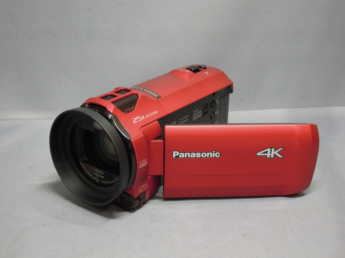 Panasonic HC-VX992MS 4K ビデオカメラ レッド 【公式通販】