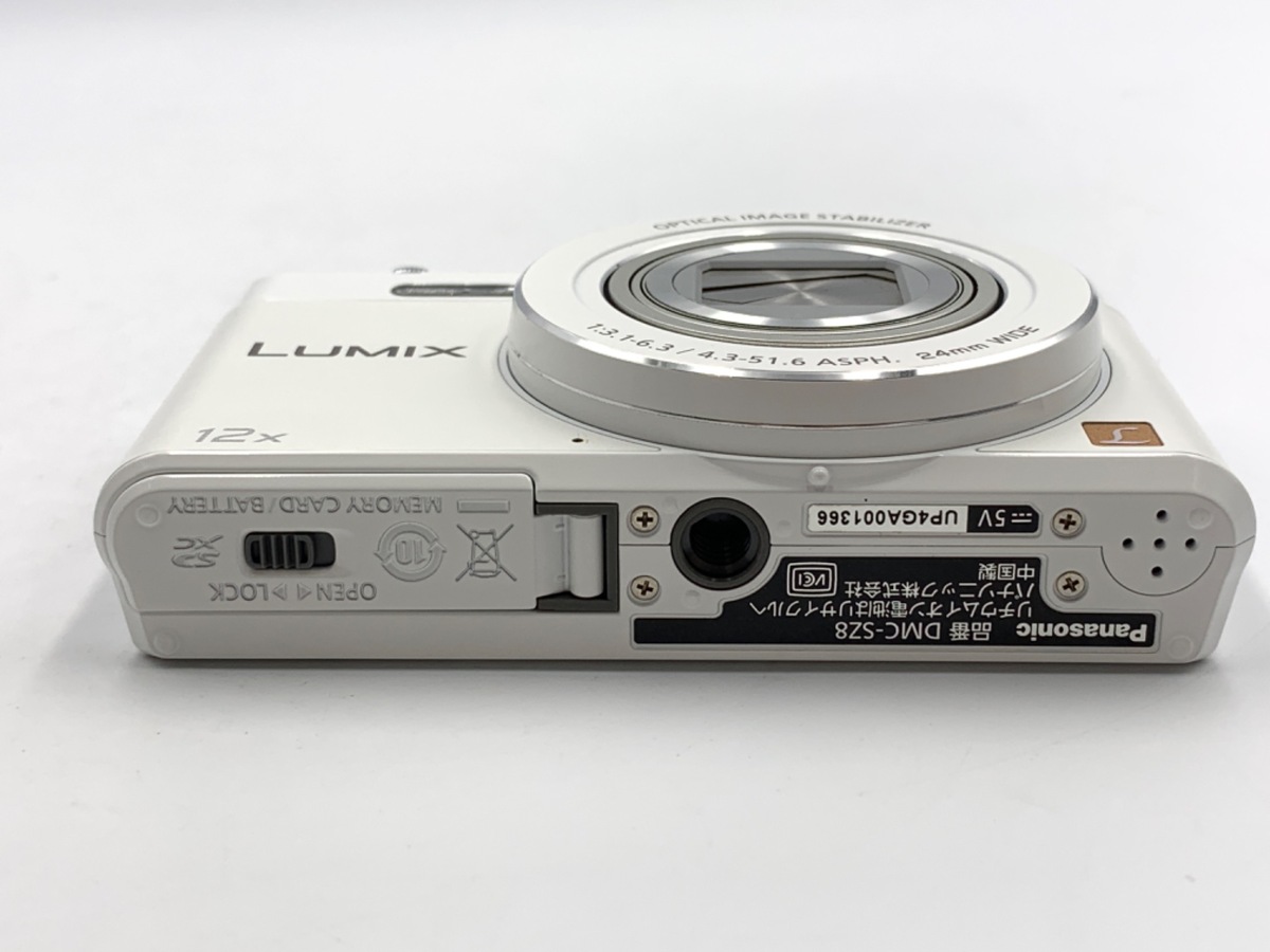 中古】パナソニック LUMIX DMC-SZ10-W ホワイト｜｜カメラの