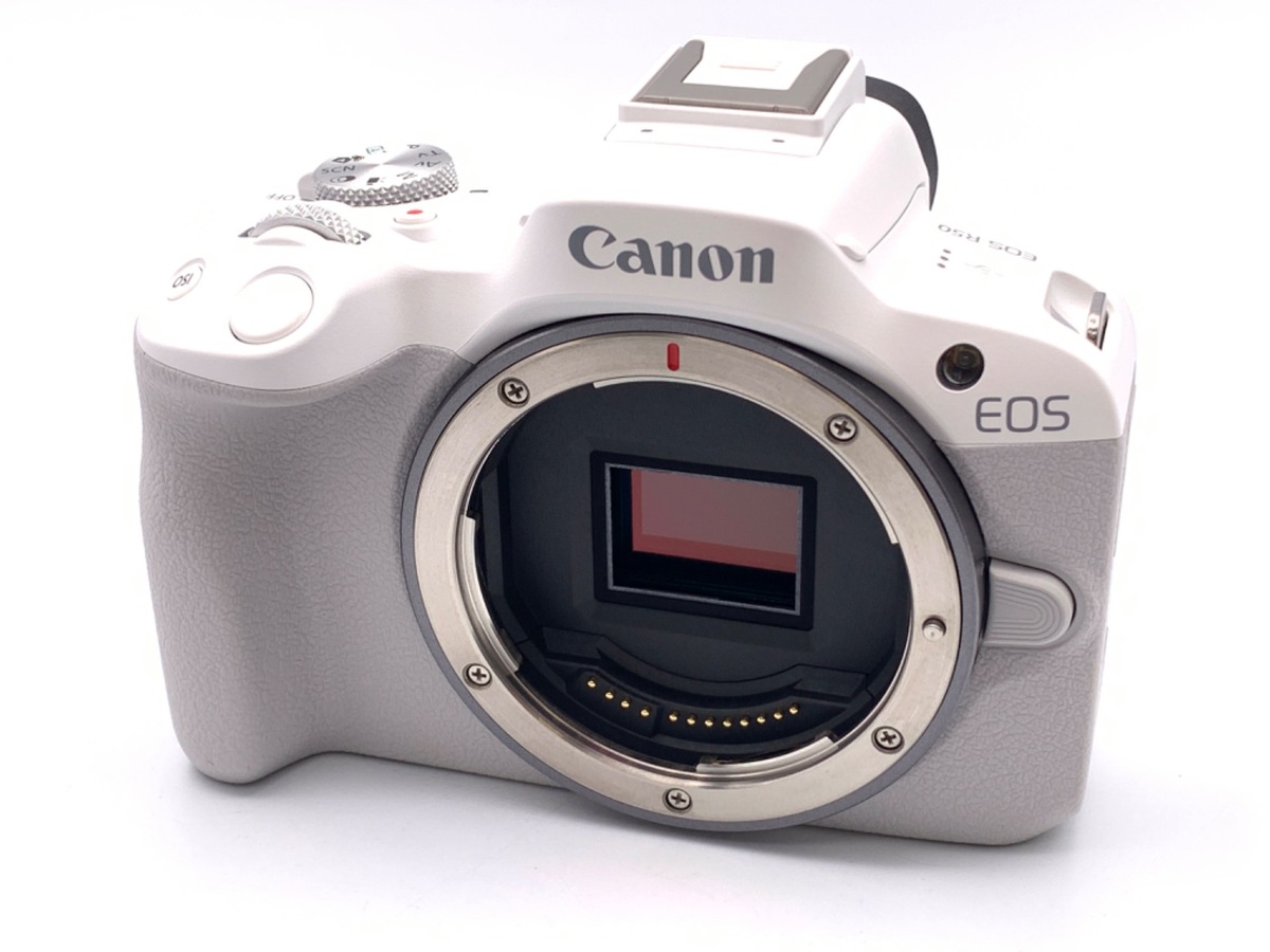 Canon (キヤノン) EOS R50 ボディ ホワイト　レンズ付き 中古：A(美品)】キヤノン EOS R50 ボディ ホワイト | 2444930082343