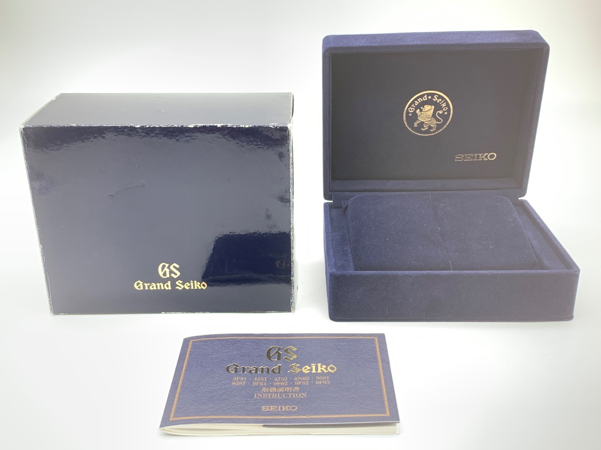 グランドセイコー クォーツ ブラック SBGX061/9F62-0AB0 ステンレススティール