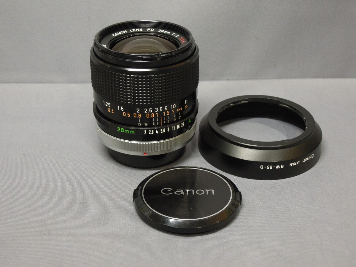 中古：C(やや難あり)】キヤノン FD 28mm F2 SSC | 2444930089328