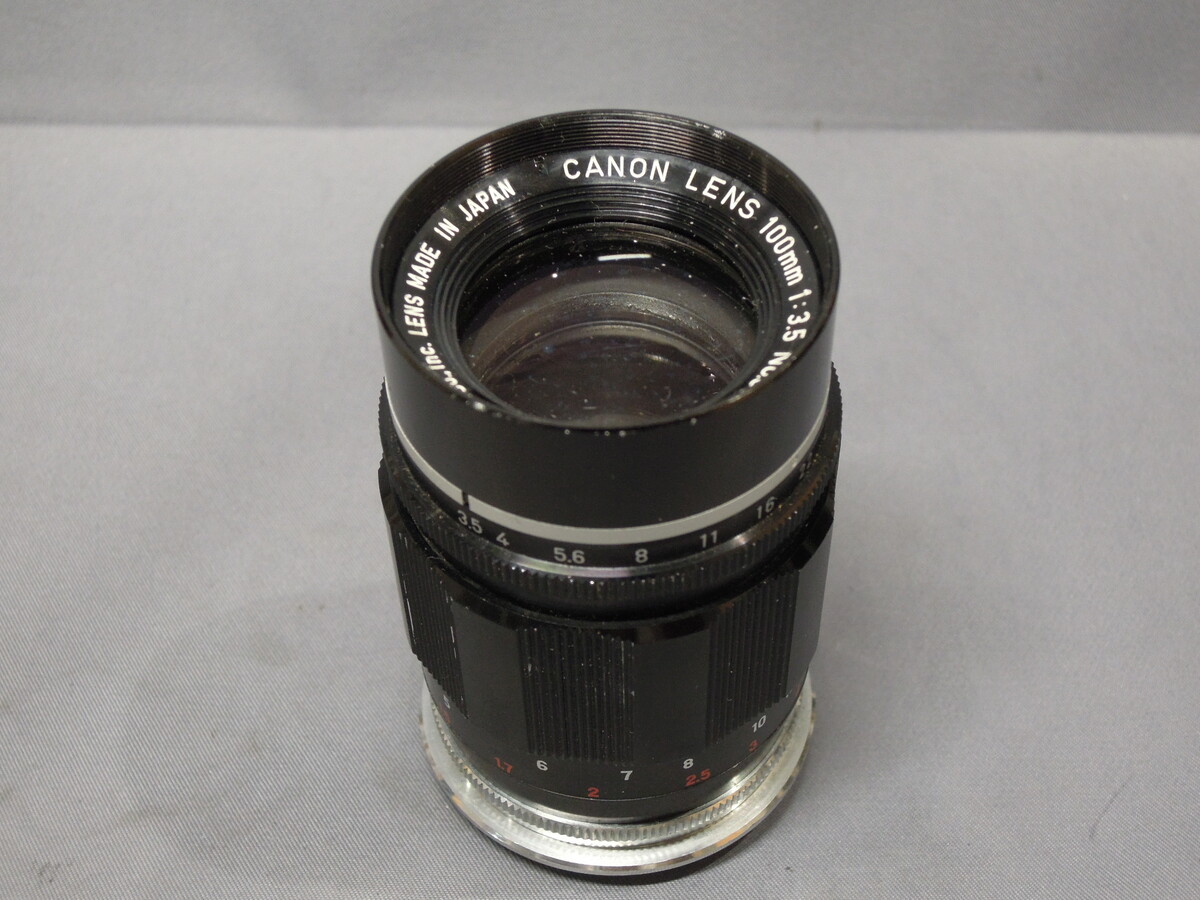 中古】キヤノン CANON 100mm F3.5 Lマウント 後期 在庫一覧｜カメラの