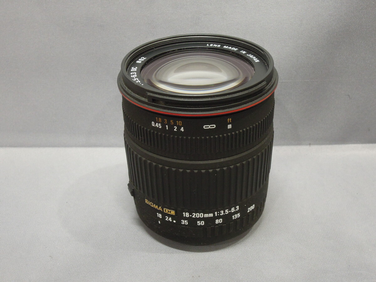 中古】シグマ 18-200mm F3.5-6.3 DC キヤノン用｜｜カメラのキタムラ