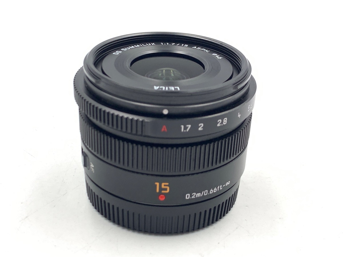 LEICA DG SUMMILUX 15mm/F1.7 ASPH. H-X015-K [ブラック] 中古価格比較
