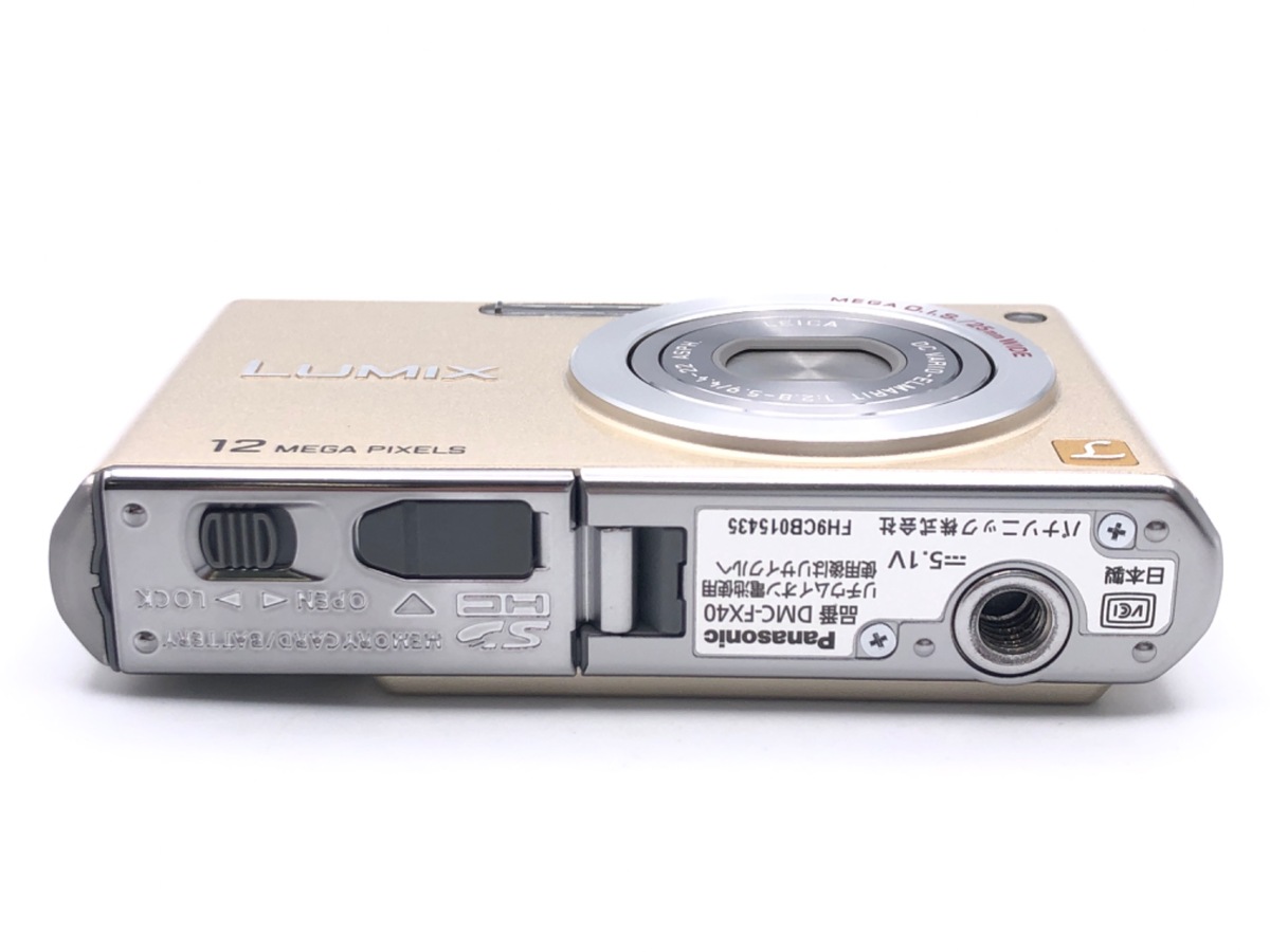パナソニック デジタルカメラ LUMIX (ルミックス) FX40 グロスゴールド DMC-FX40-N 2mvetro Amazon | パナソニック デジタルカメラ LUMIX (ルミックス) FX40