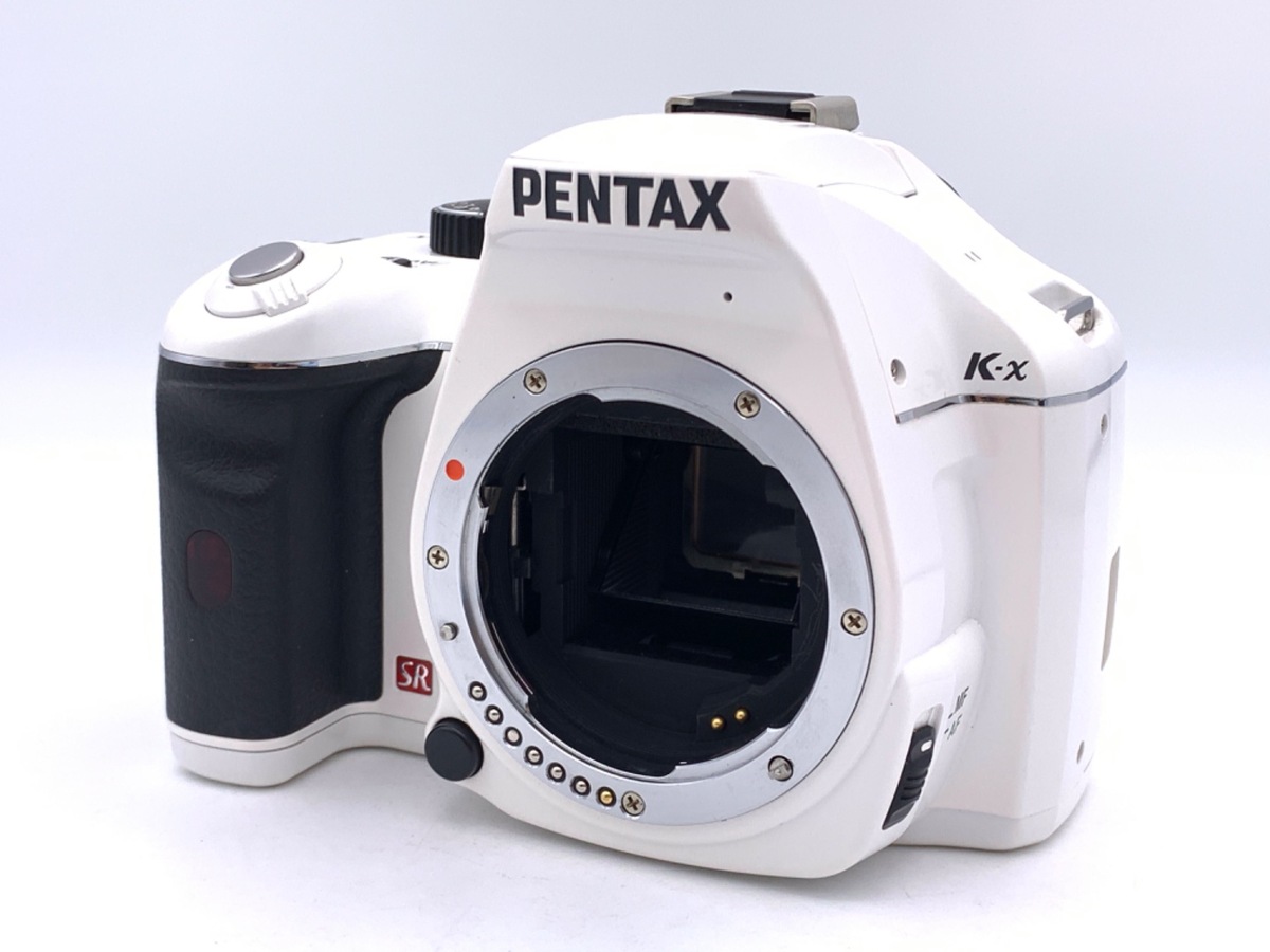 中古：B(並品)】ペンタックス K-x ボディ ホワイト | 2444970007726