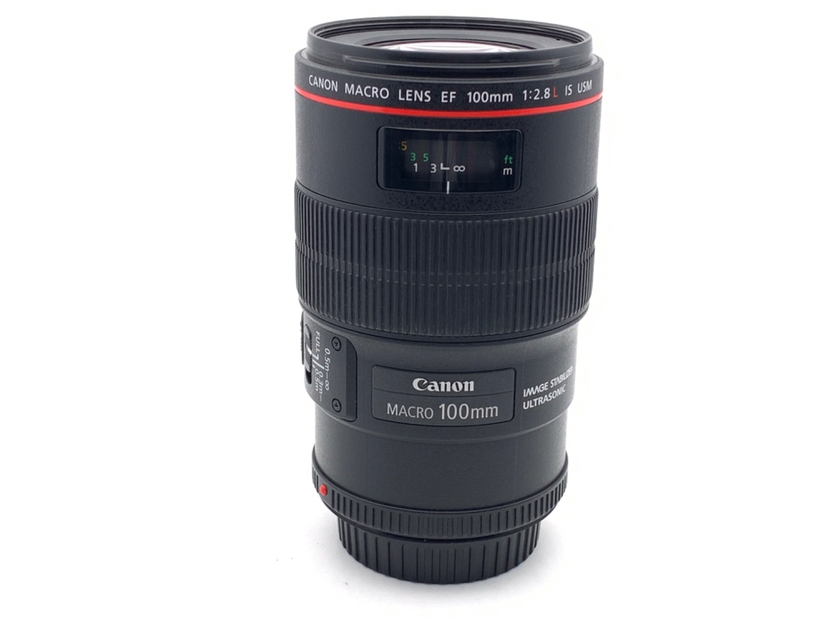 【美品完動品】Canon EF 100mm f/2.8L IS USM レンズ カメラレンズ EF100mm F2.8L マクロ IS USM ブラック [キヤノンEF /単